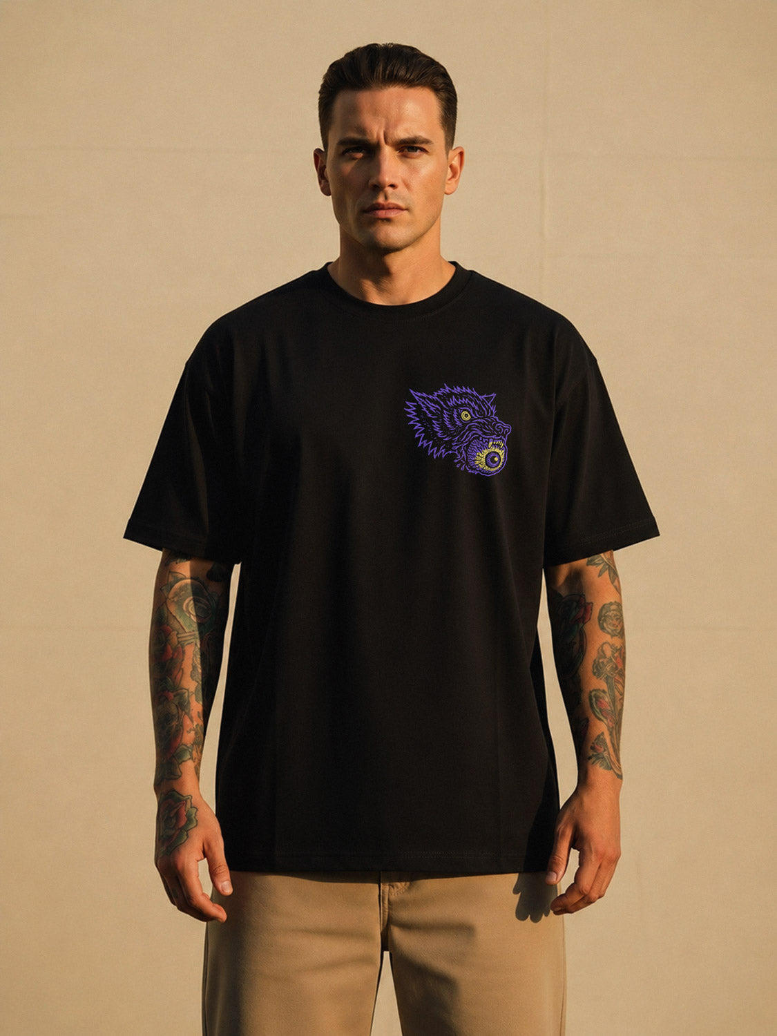 Eat Your Fear Camiseta Negra