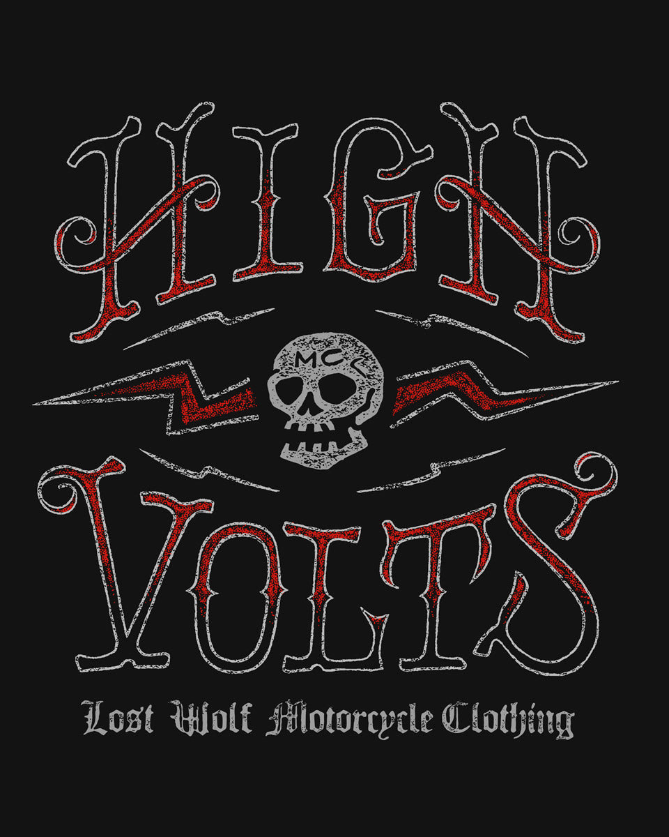 High Volts t-shirt - Black OVERSIZE