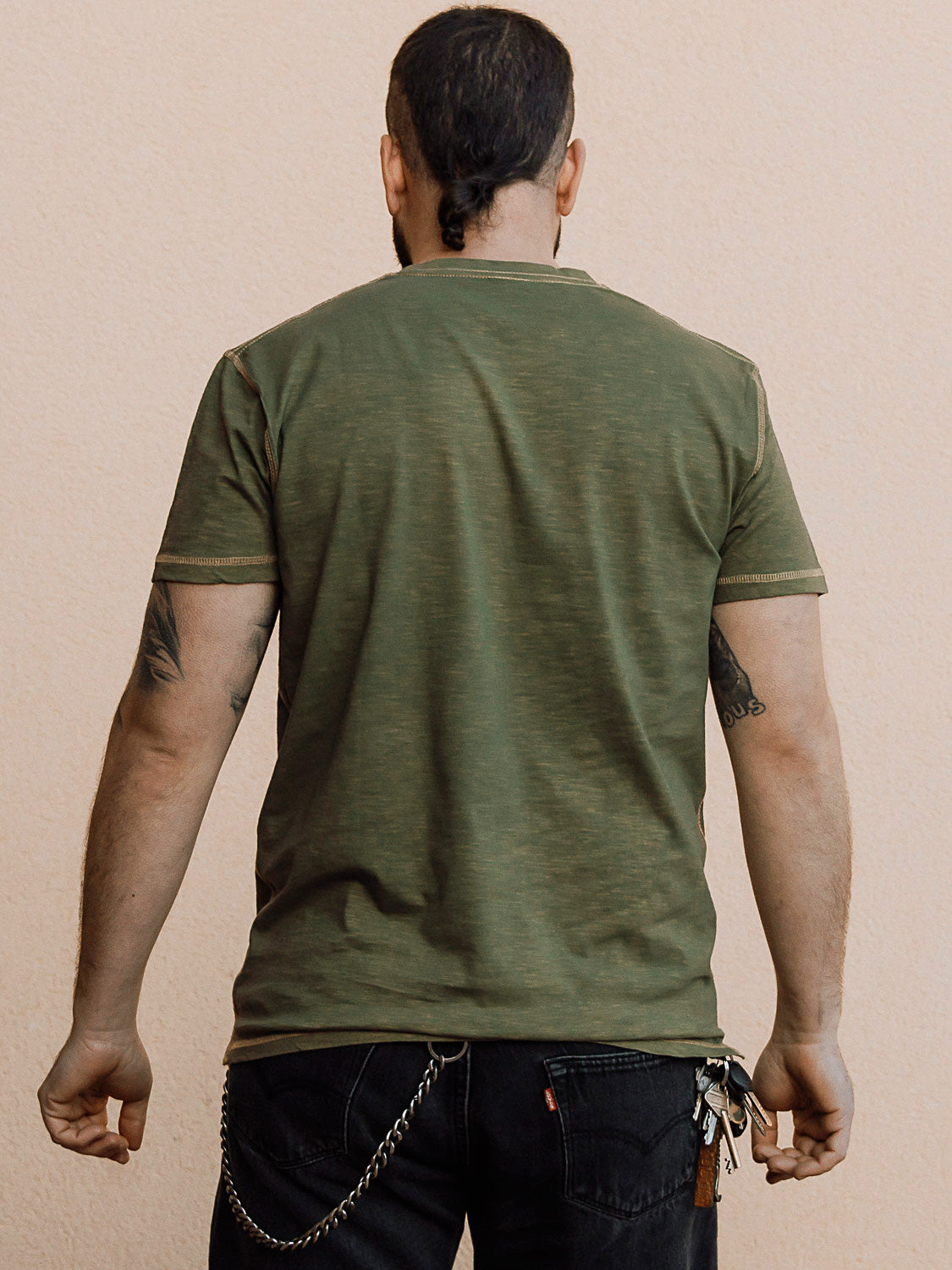 Speed Racer T-shirt - Dirty Green & Yellow
