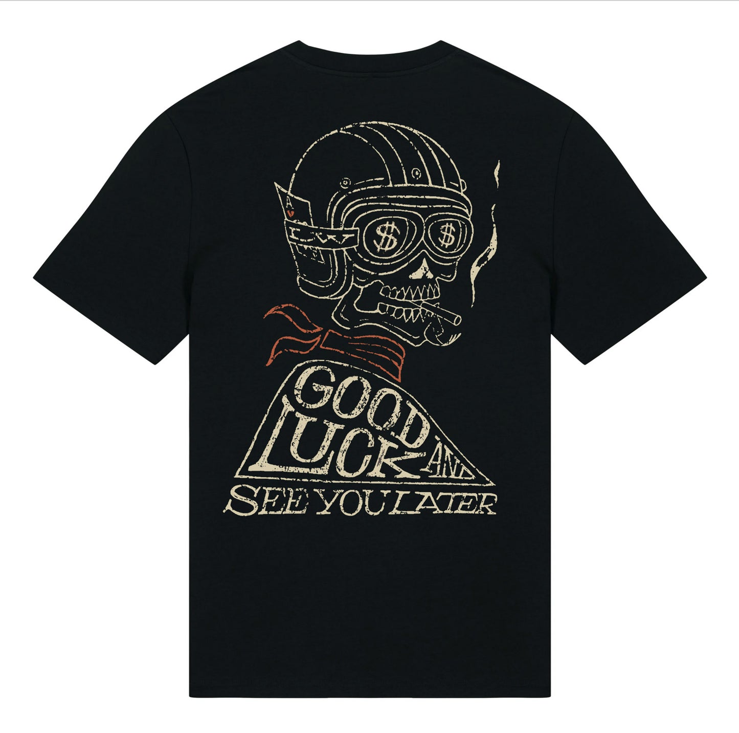 Good Luck and See You Later T-shirt - Black