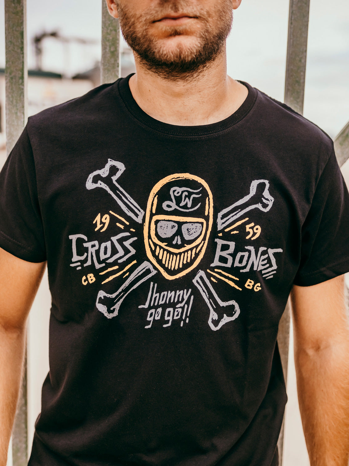 Cross Bones T-shirt - Black