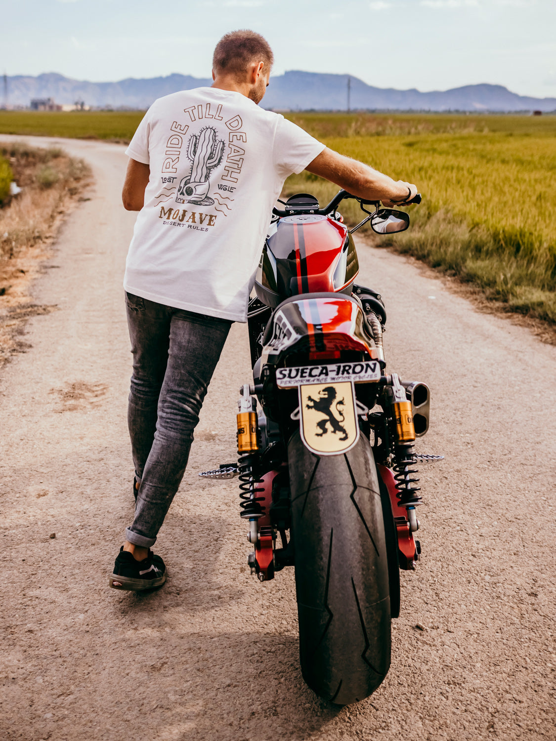 Ride Till Death T-shirt - Off White