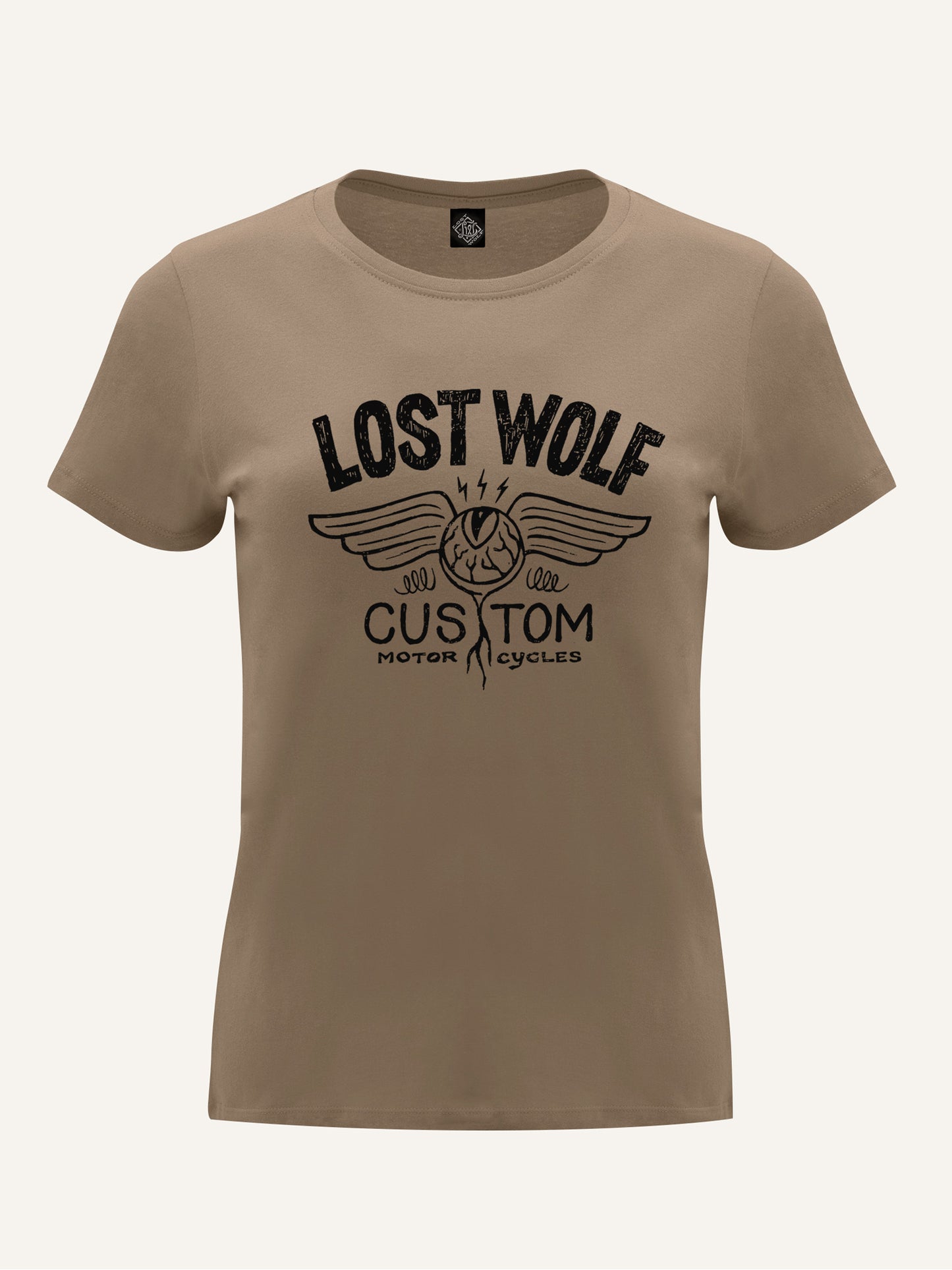 Custom Eye T_shirt - Trash Brown