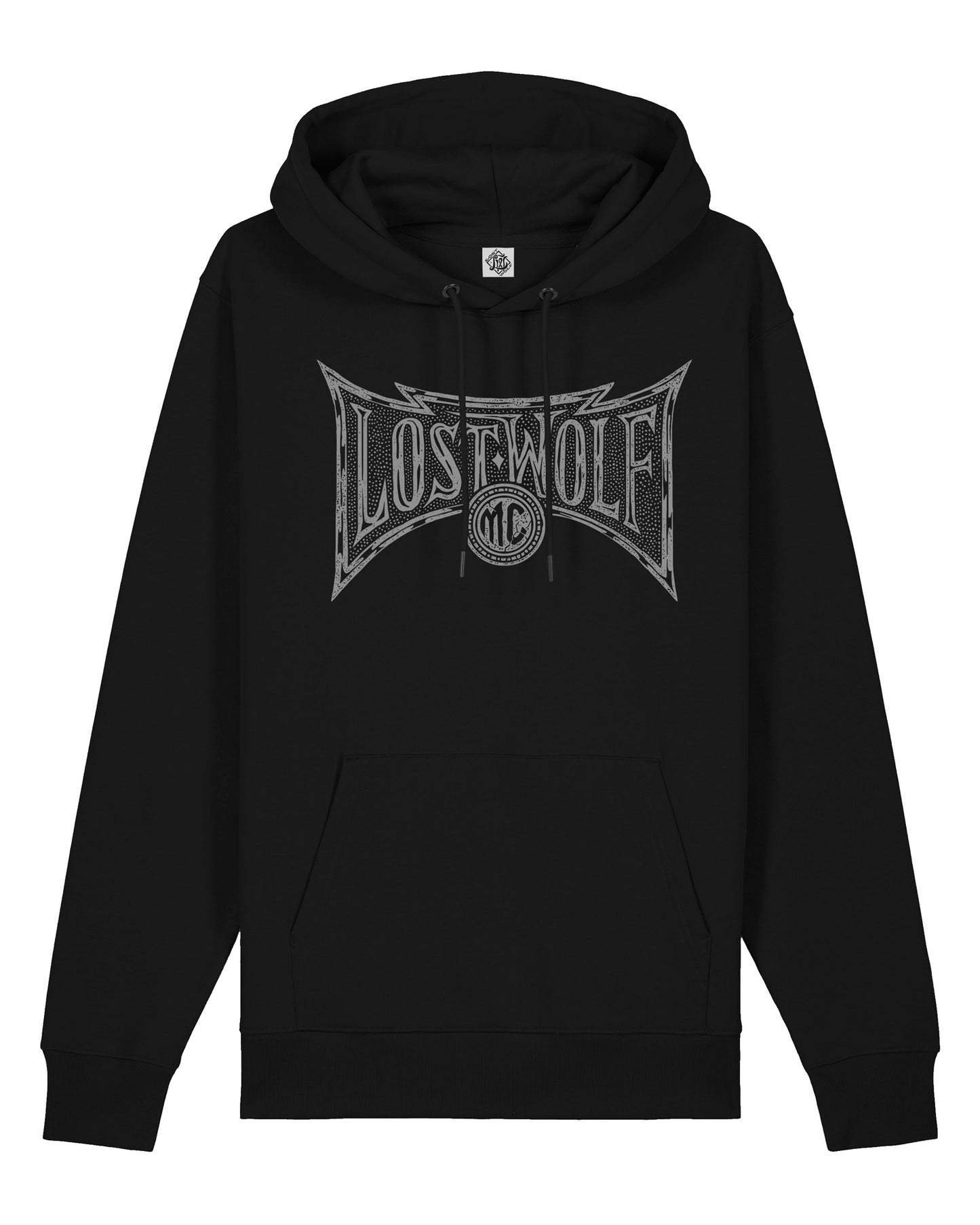 Chains Of Fire Hoodie - Black by Pedro Oyarbide