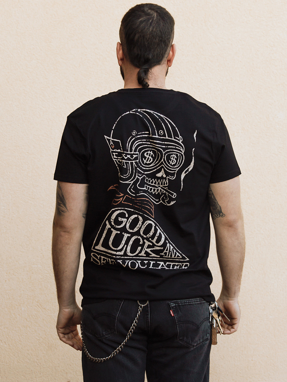 Good Luck and See You Later T-shirt - Black