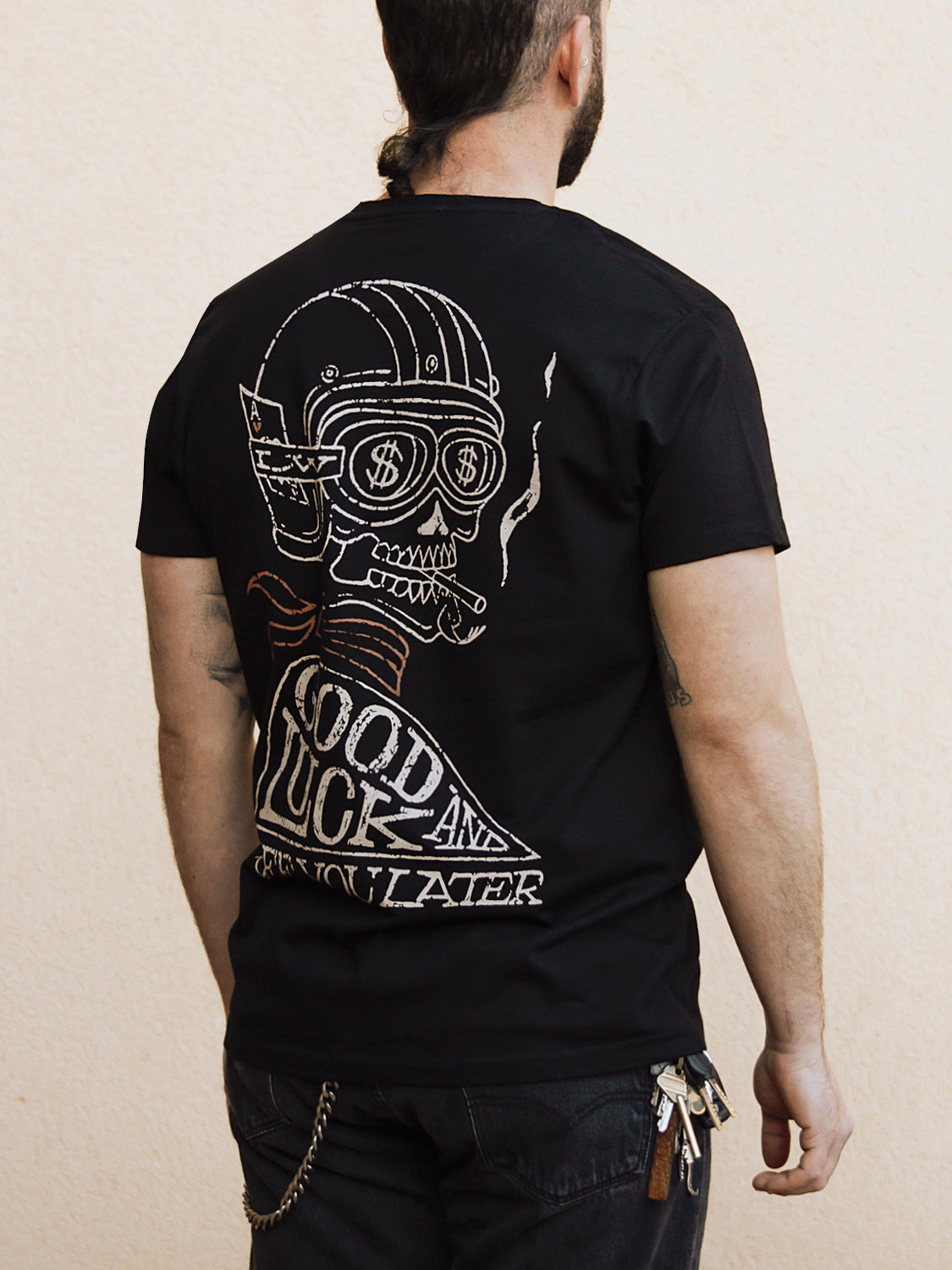 Good Luck and See You Later T-shirt - Black