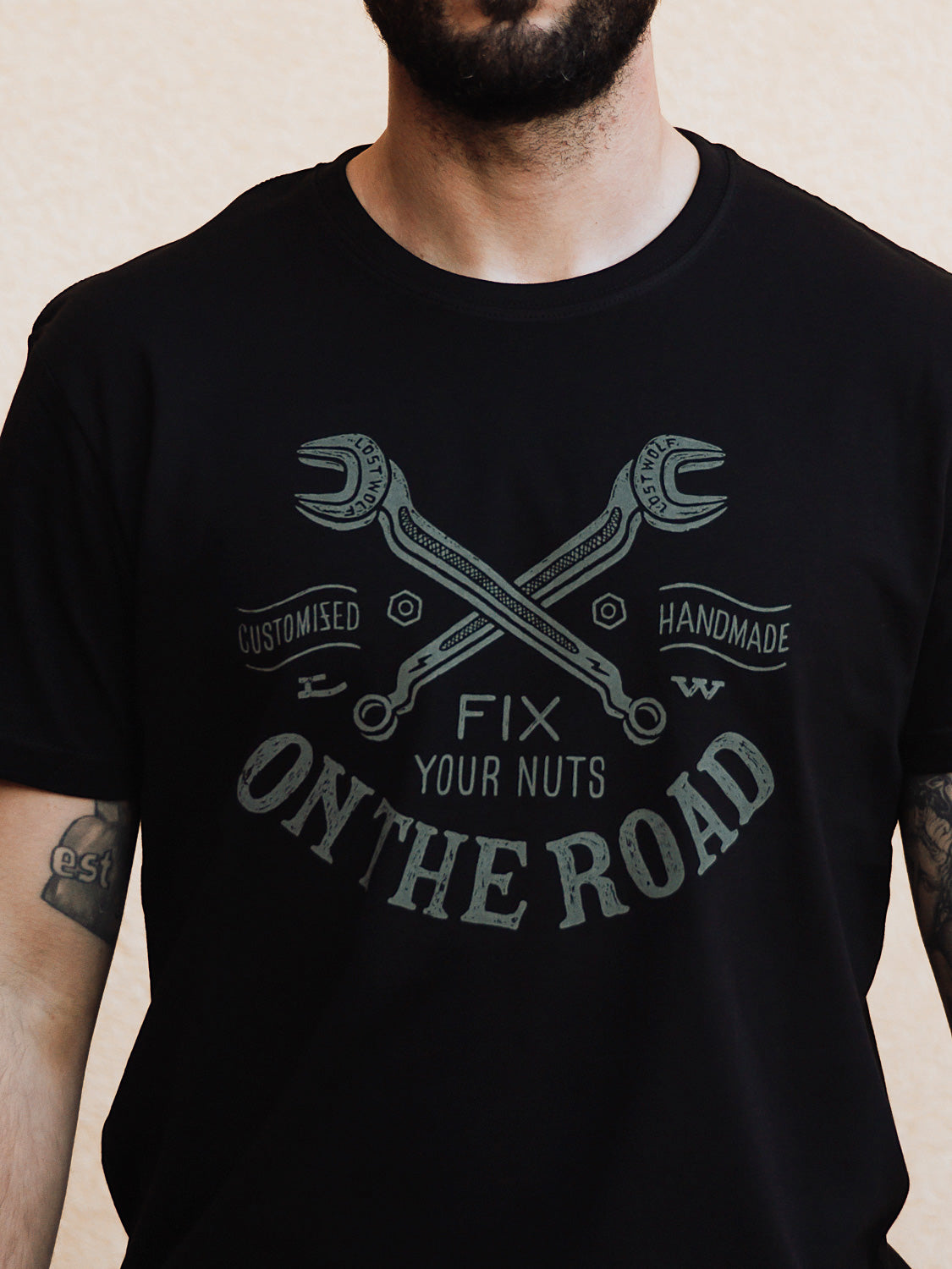 Fix Your Nuts T-shirt - Black