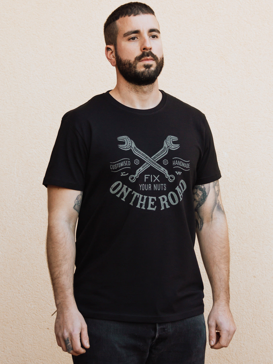 Fix Your Nuts T-shirt - Black