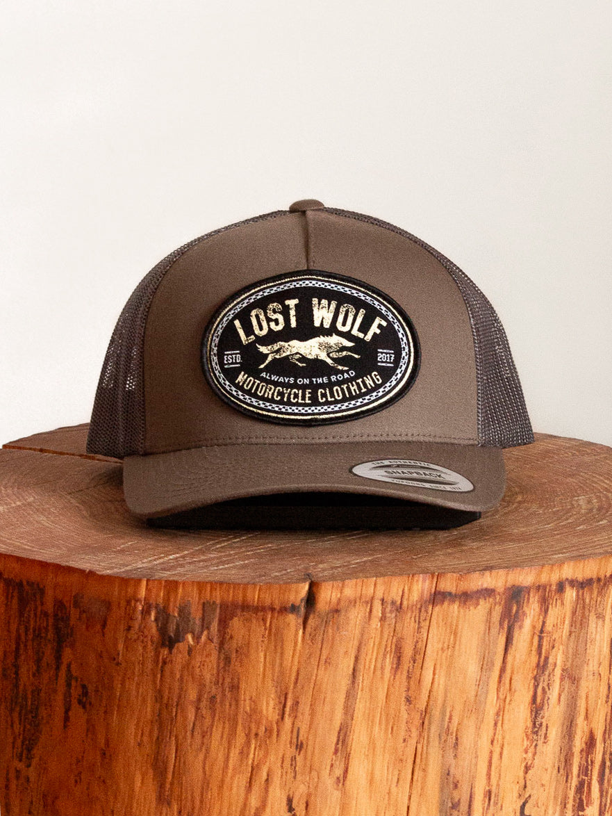 Wolf Militar 5 Panel Cap - Snapback Cap military green