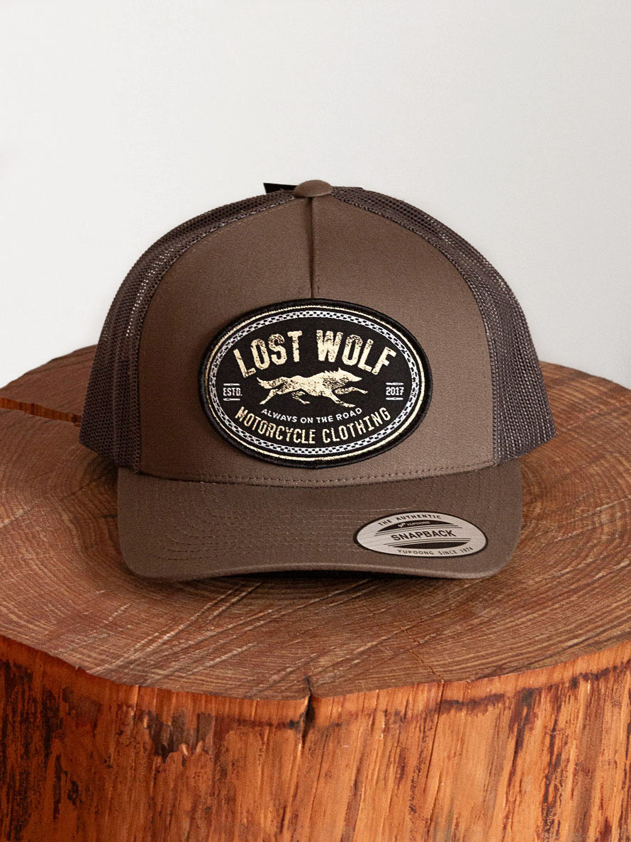 Wolf Militar 5 Panel Cap - Snapback Cap military green