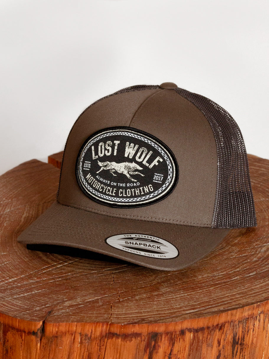 Wolf Militar 5 Panel Cap - Snapback Cap military green