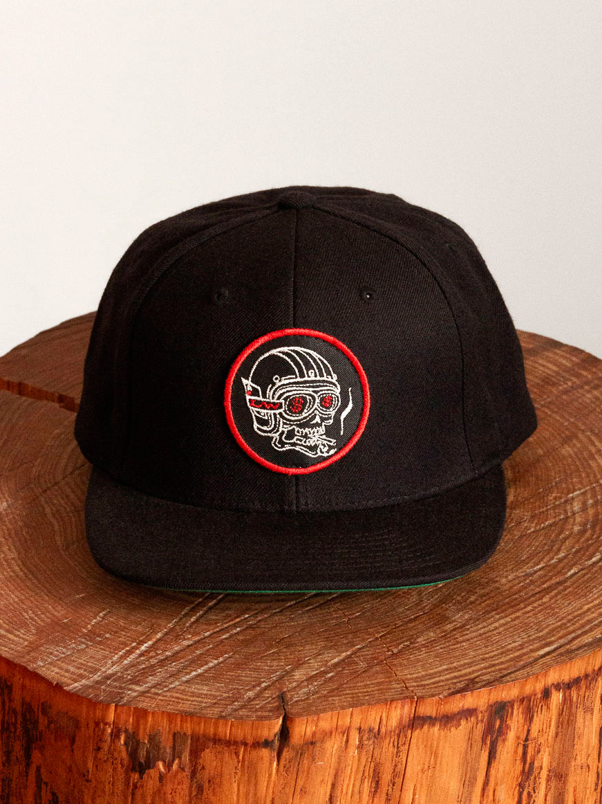Good Luck 6 Panel Cap - Snapback Cap Black