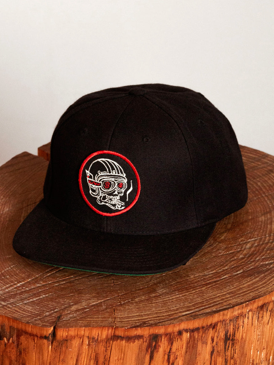 Good Luck 6 Panel Cap - Snapback Cap Black