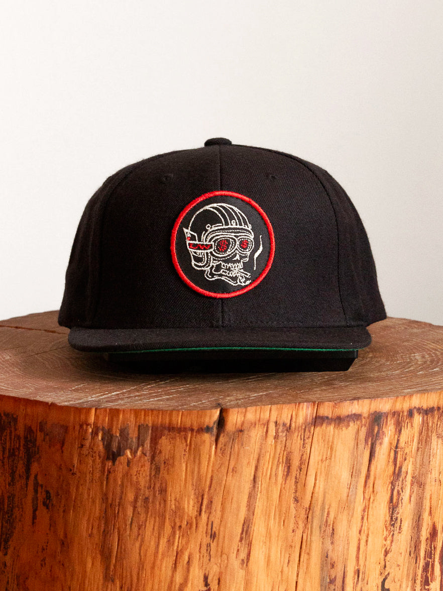 Good Luck 6 Panel Cap - Snapback Cap Black