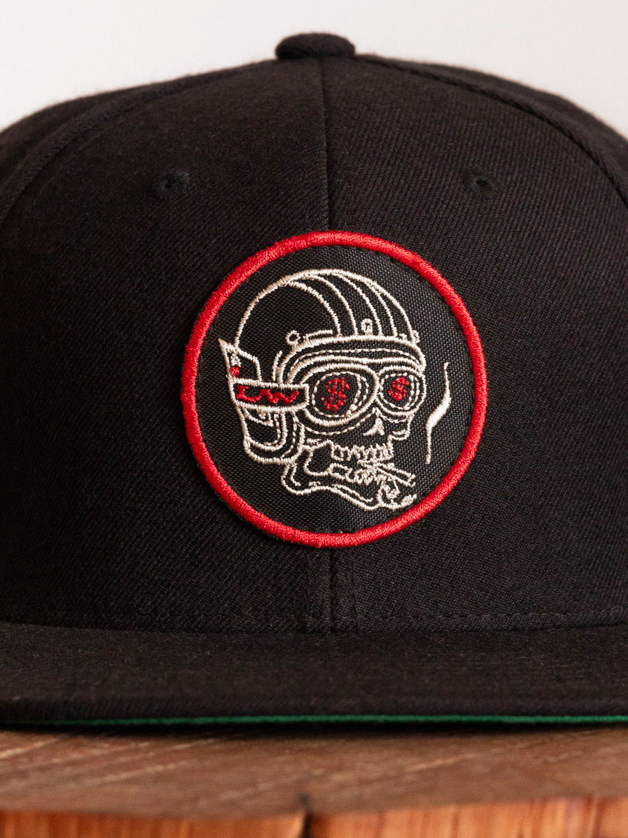 Good Luck 6 Panel Cap - Snapback Cap Black