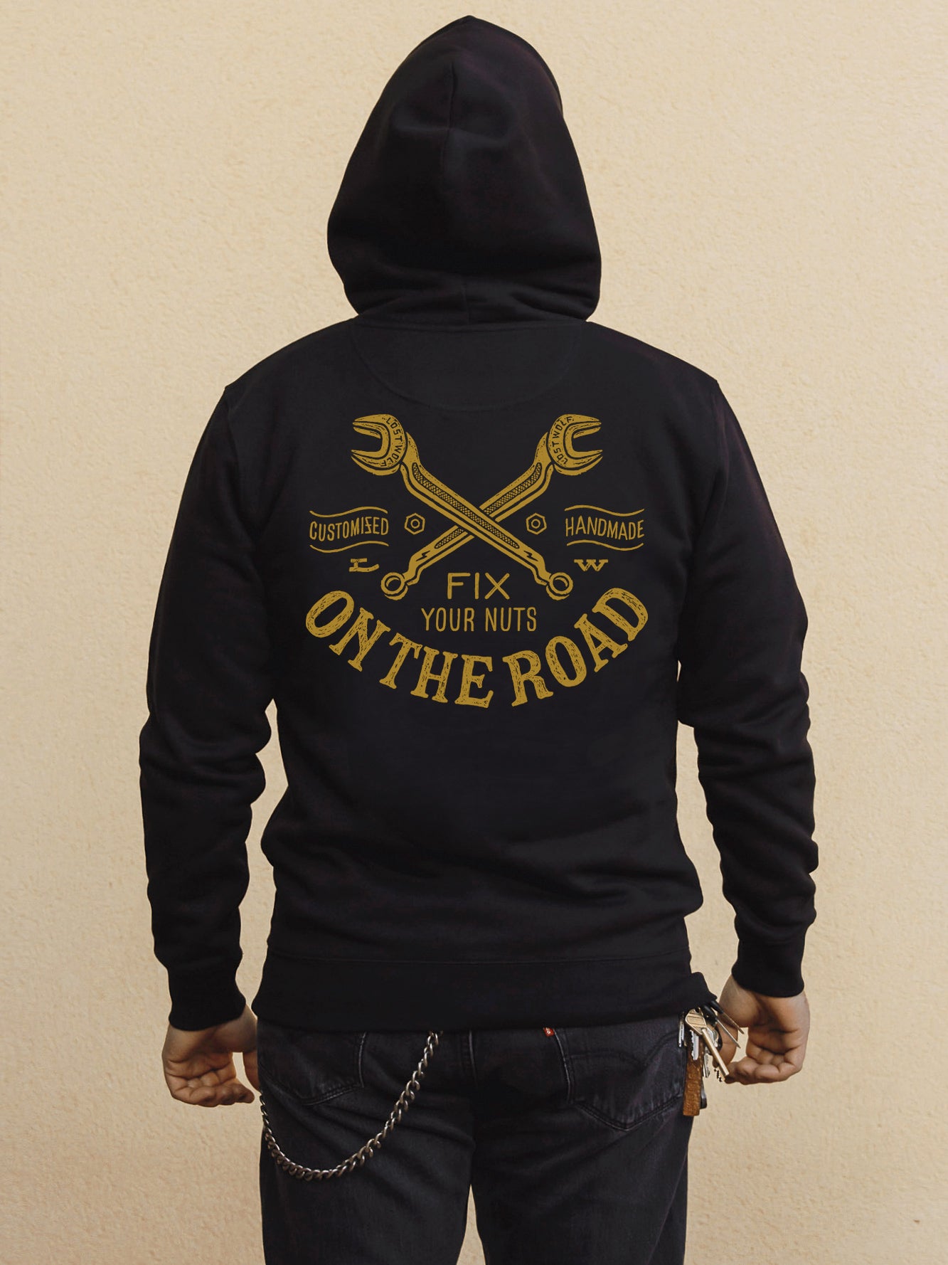 Fix Your Nuts Hoodie - Black