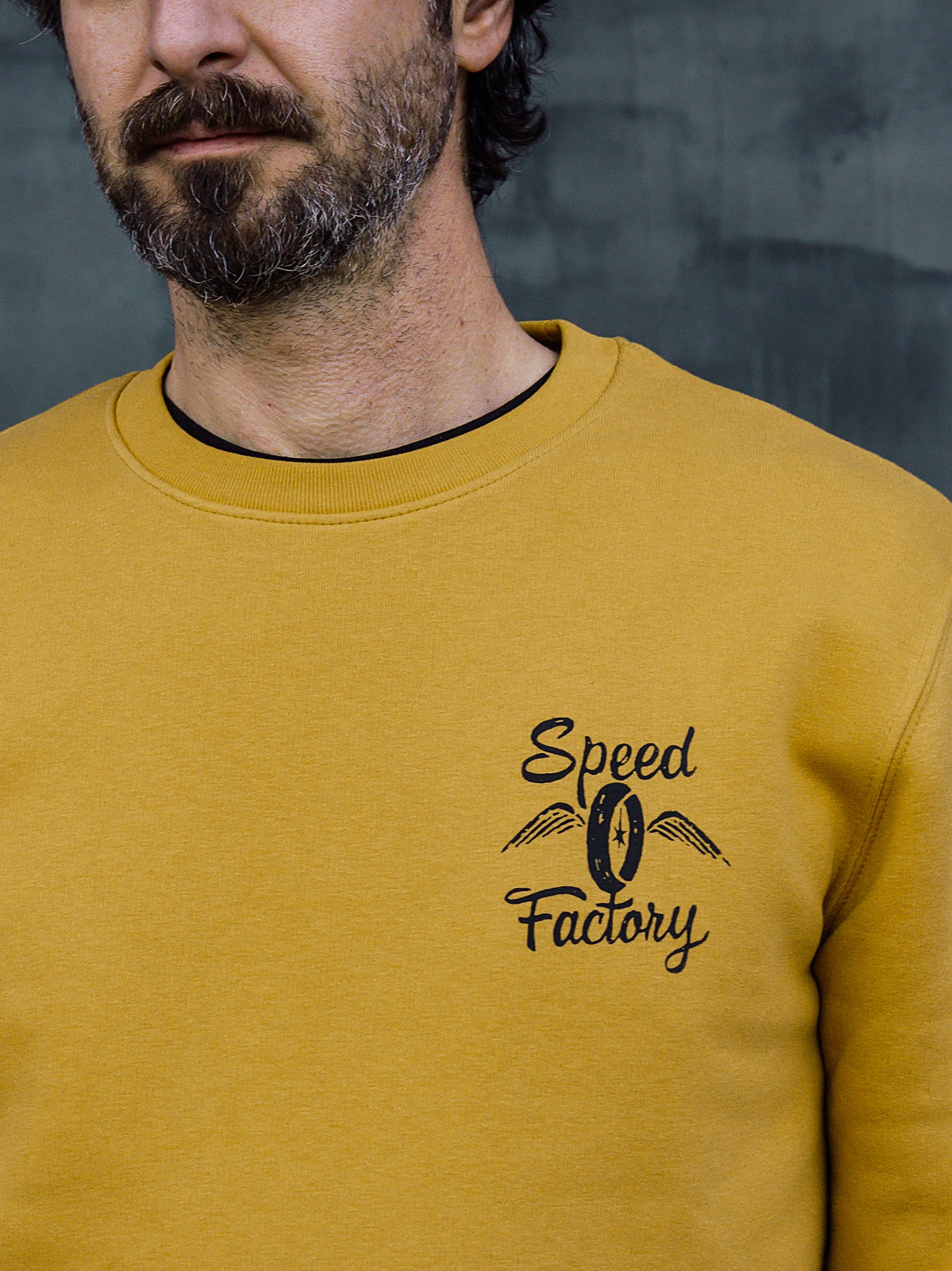 Speed Factory Hoodie - Mustard