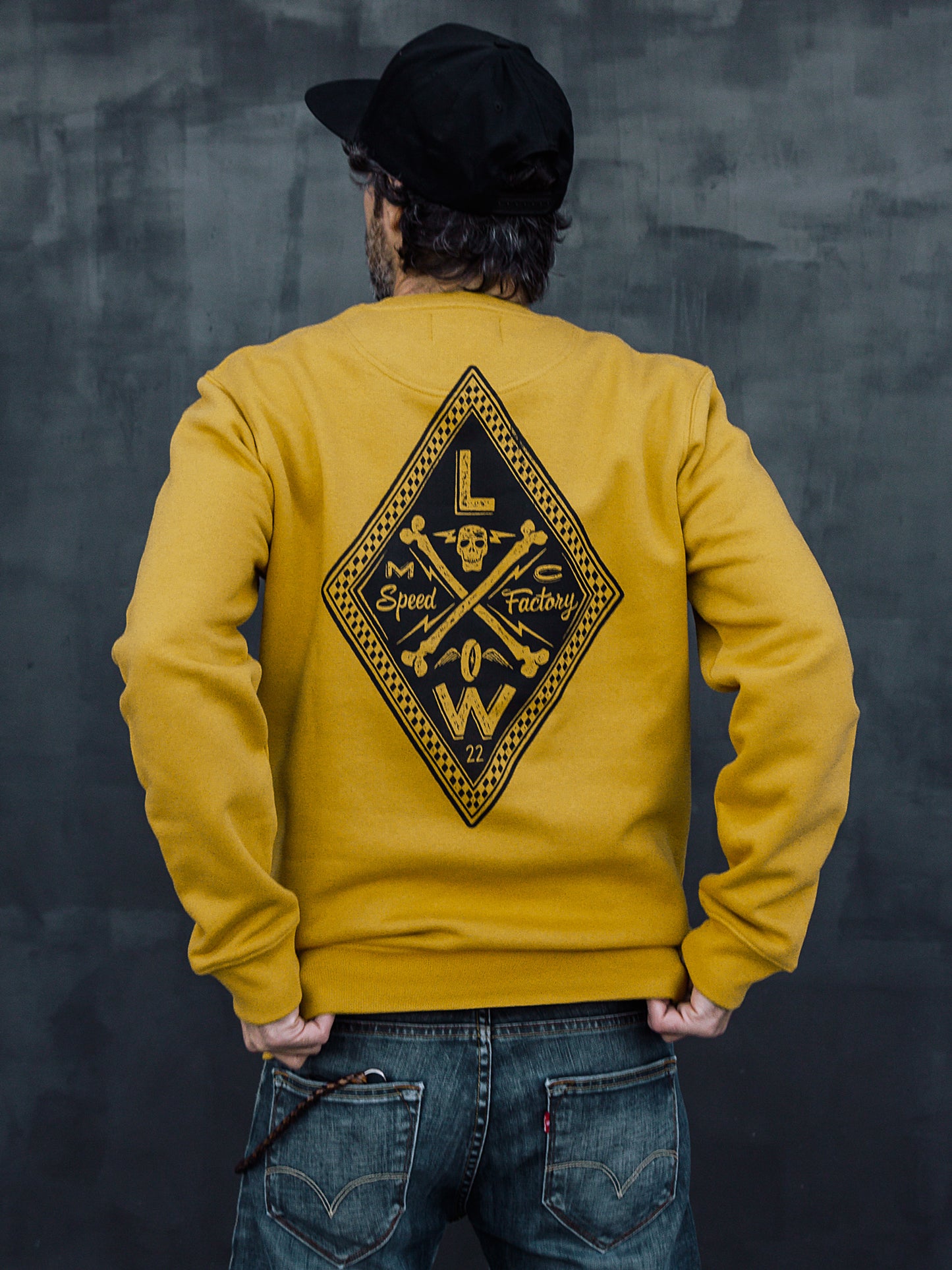 Speed Factory Hoodie - Mustard