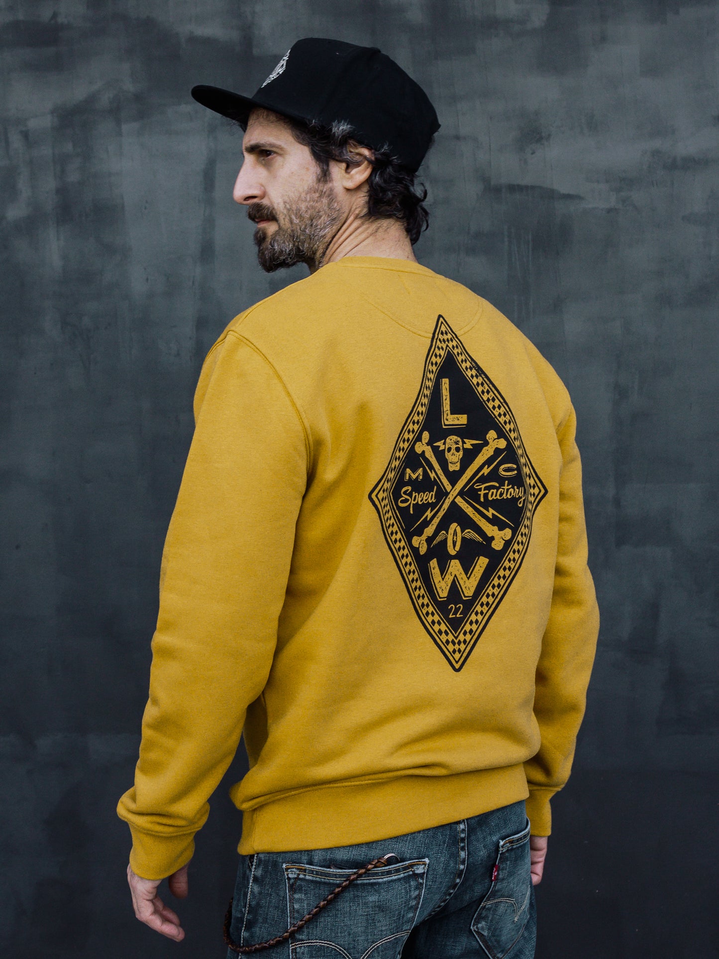 Speed Factory Hoodie - Mustard