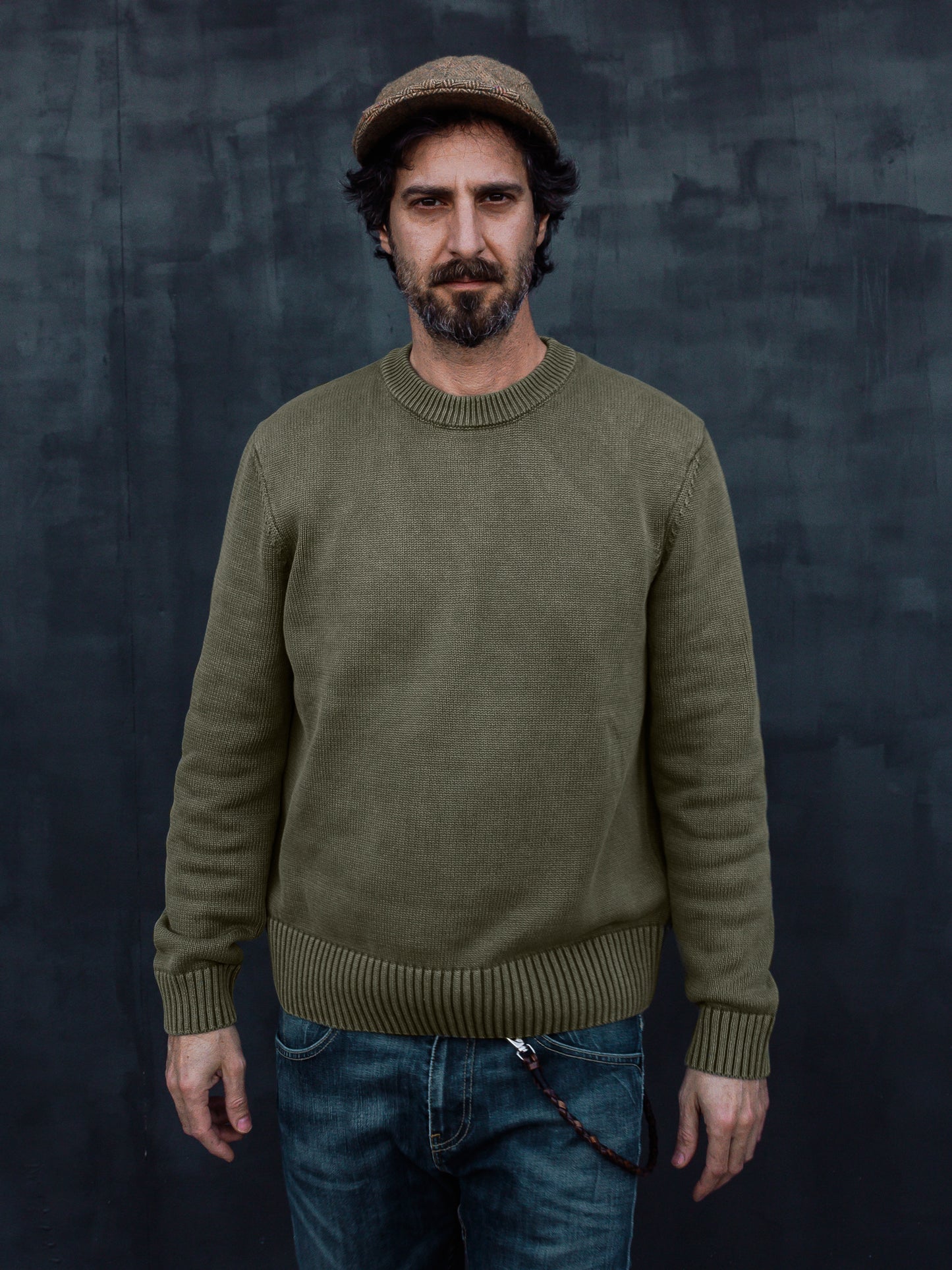 Sailor Relaxed fit knit sweater - Pale Green
