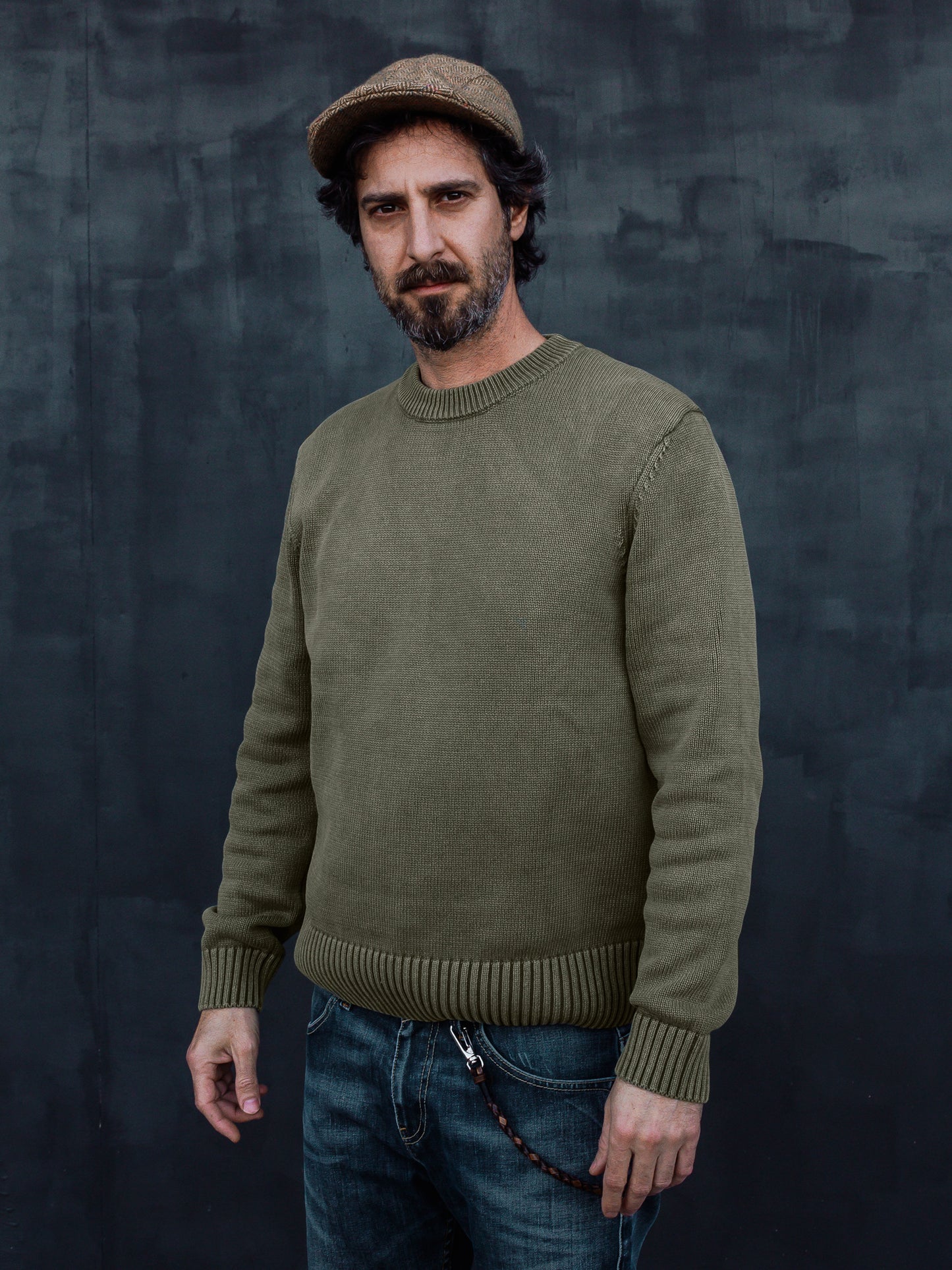 Sailor Relaxed fit knit sweater - Pale Green