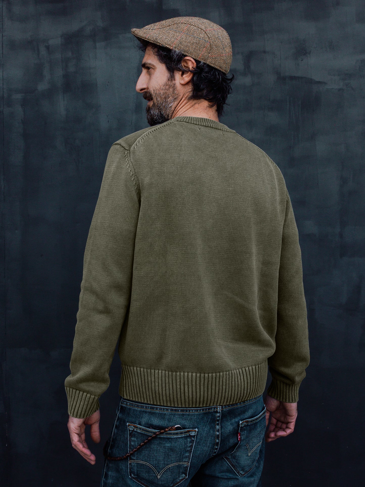 Sailor Relaxed fit knit sweater - Pale Green
