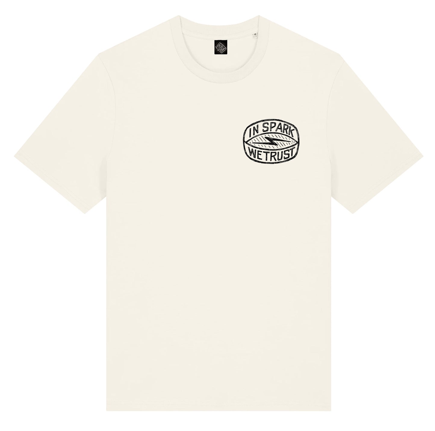 In Spark We Trust T-shirt - Bone White