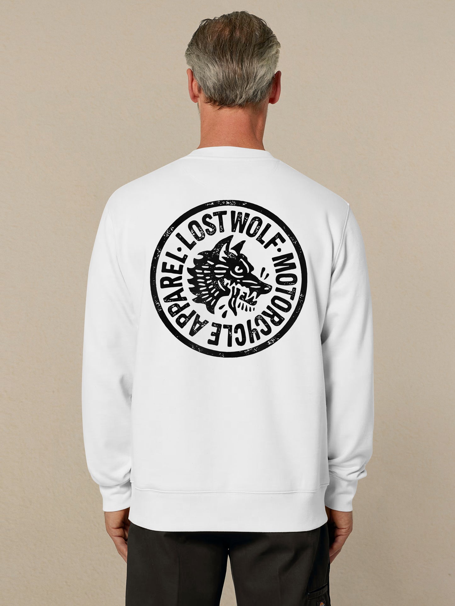 Perfect Circle Hoodie - White Ice