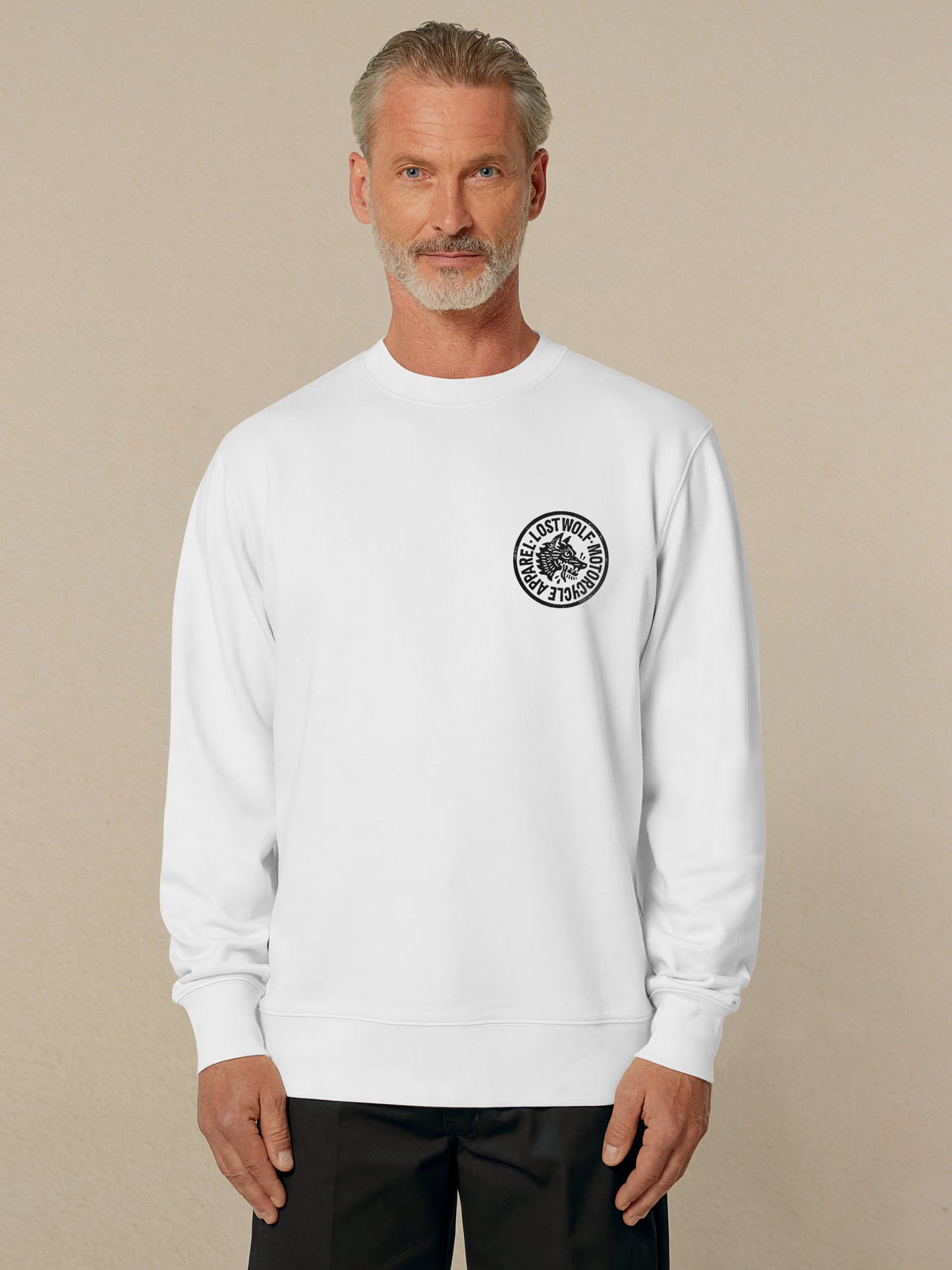 Perfect Circle Hoodie - White Ice