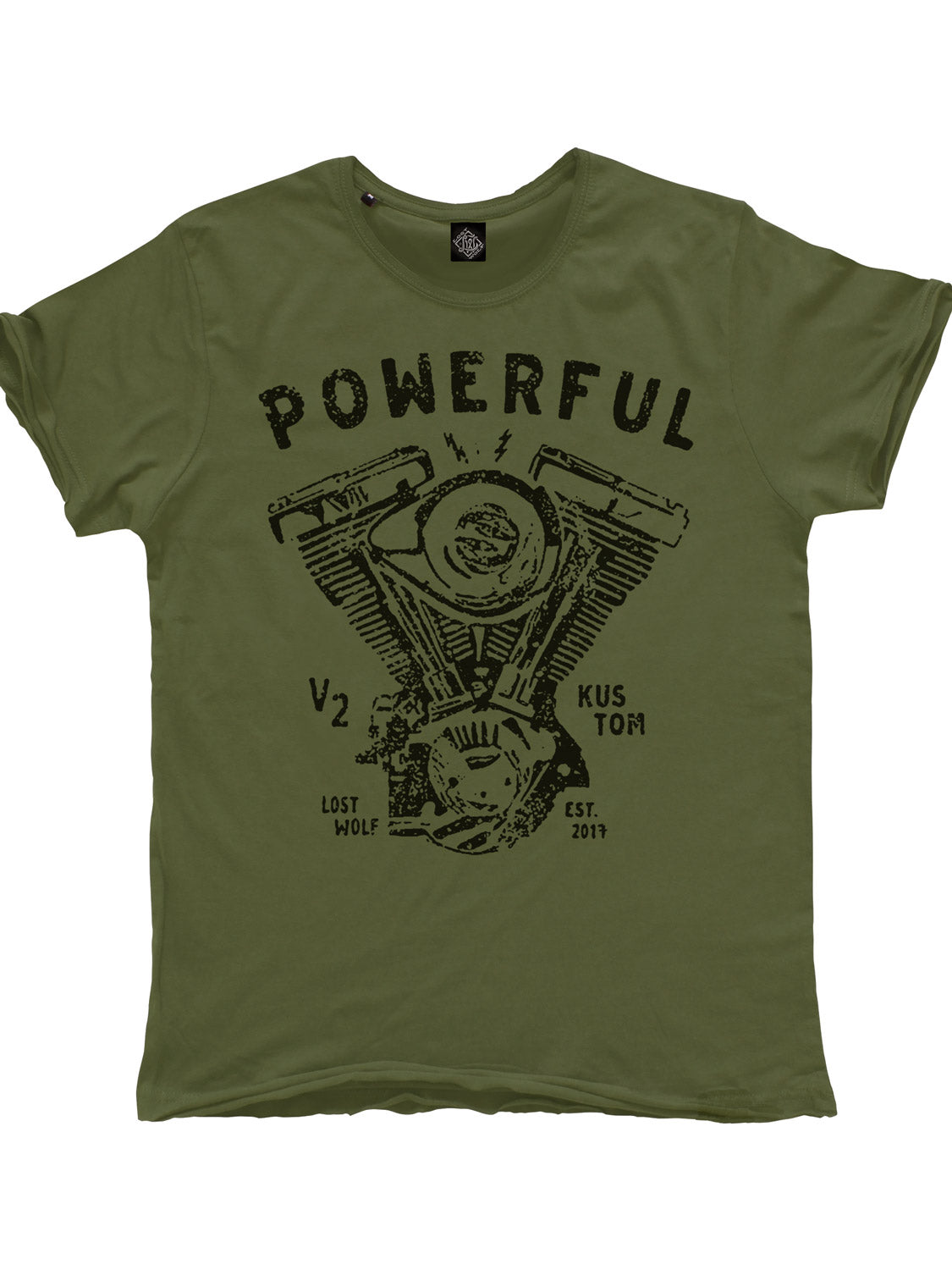 Powerful T-shirt - Military Green