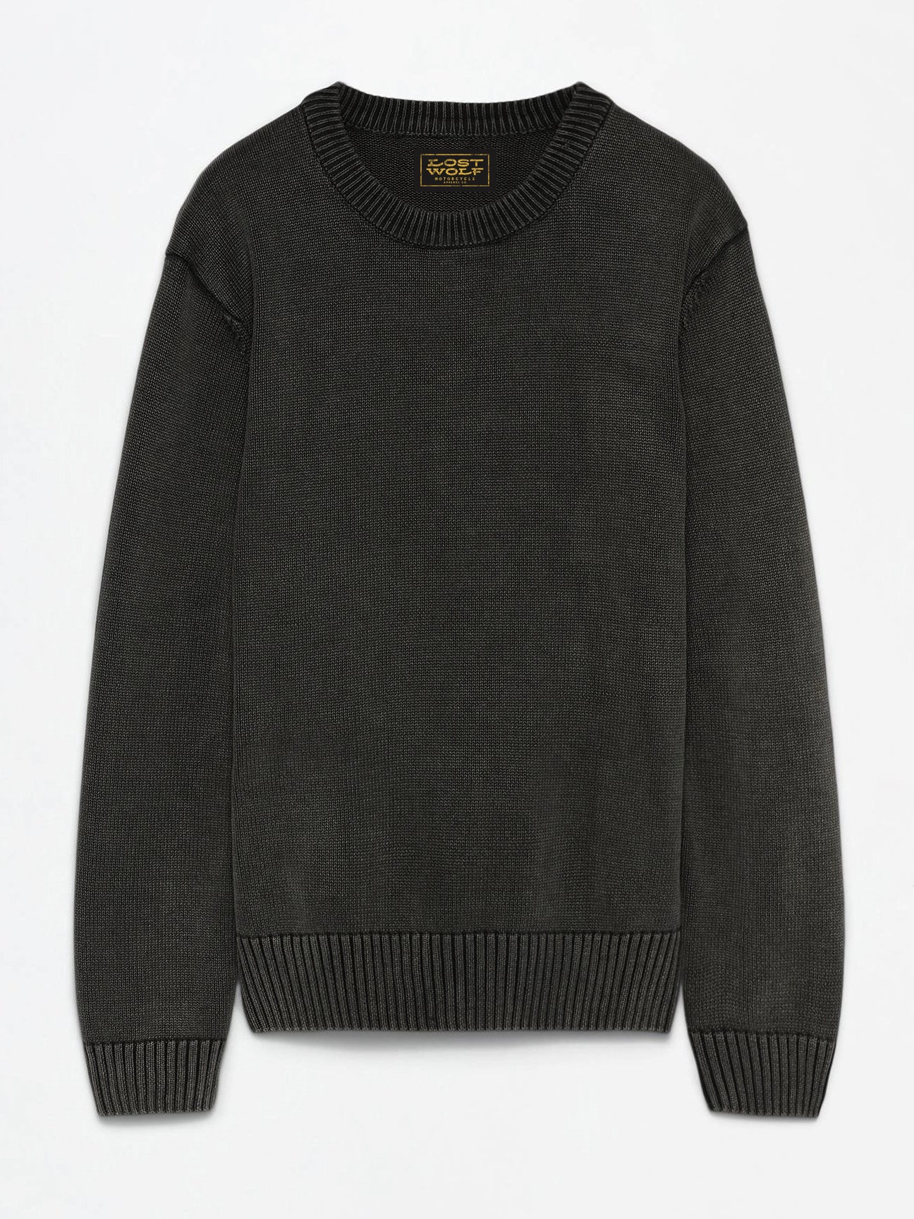 Sailor Relaxed fit knit sweater - Charcoal Grey