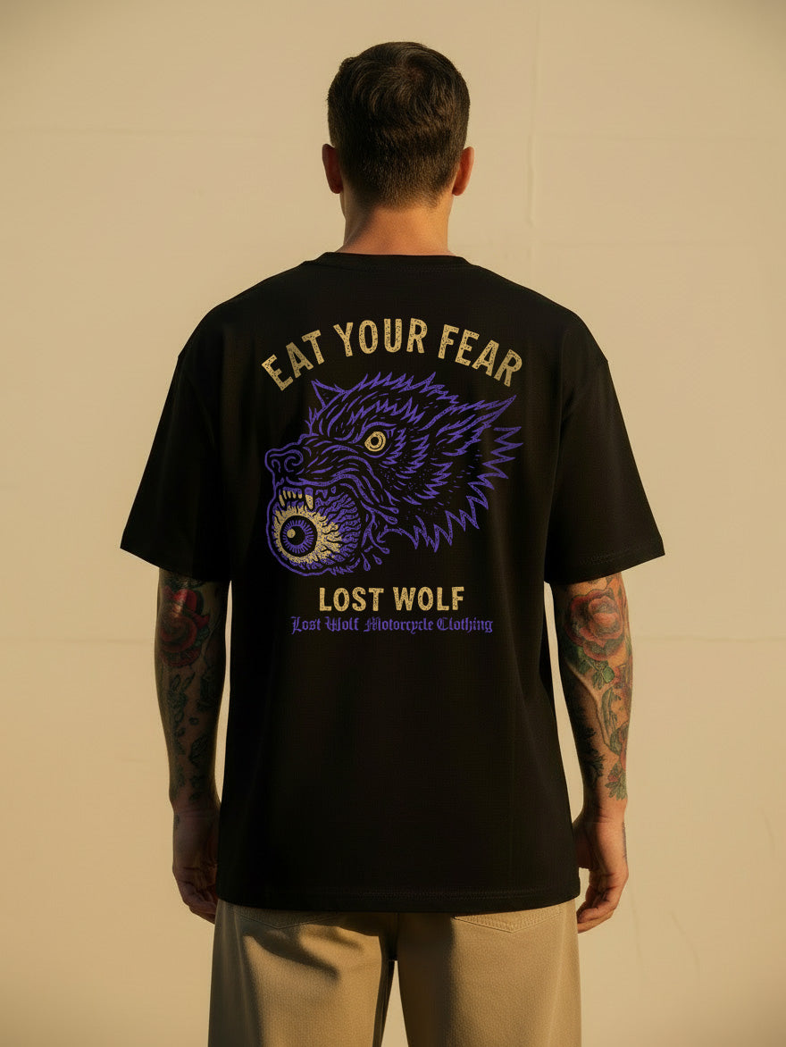 Eat Your Fear Camiseta Negra