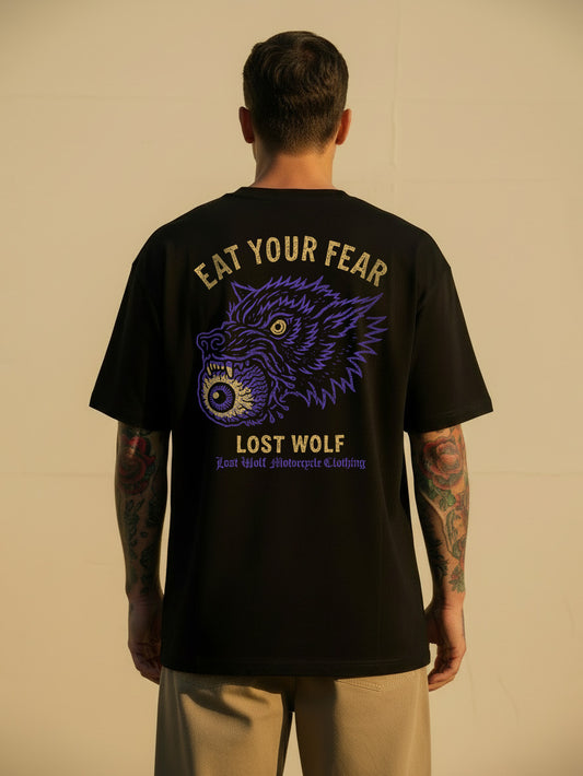 Eat Your Fear Camiseta Negra
