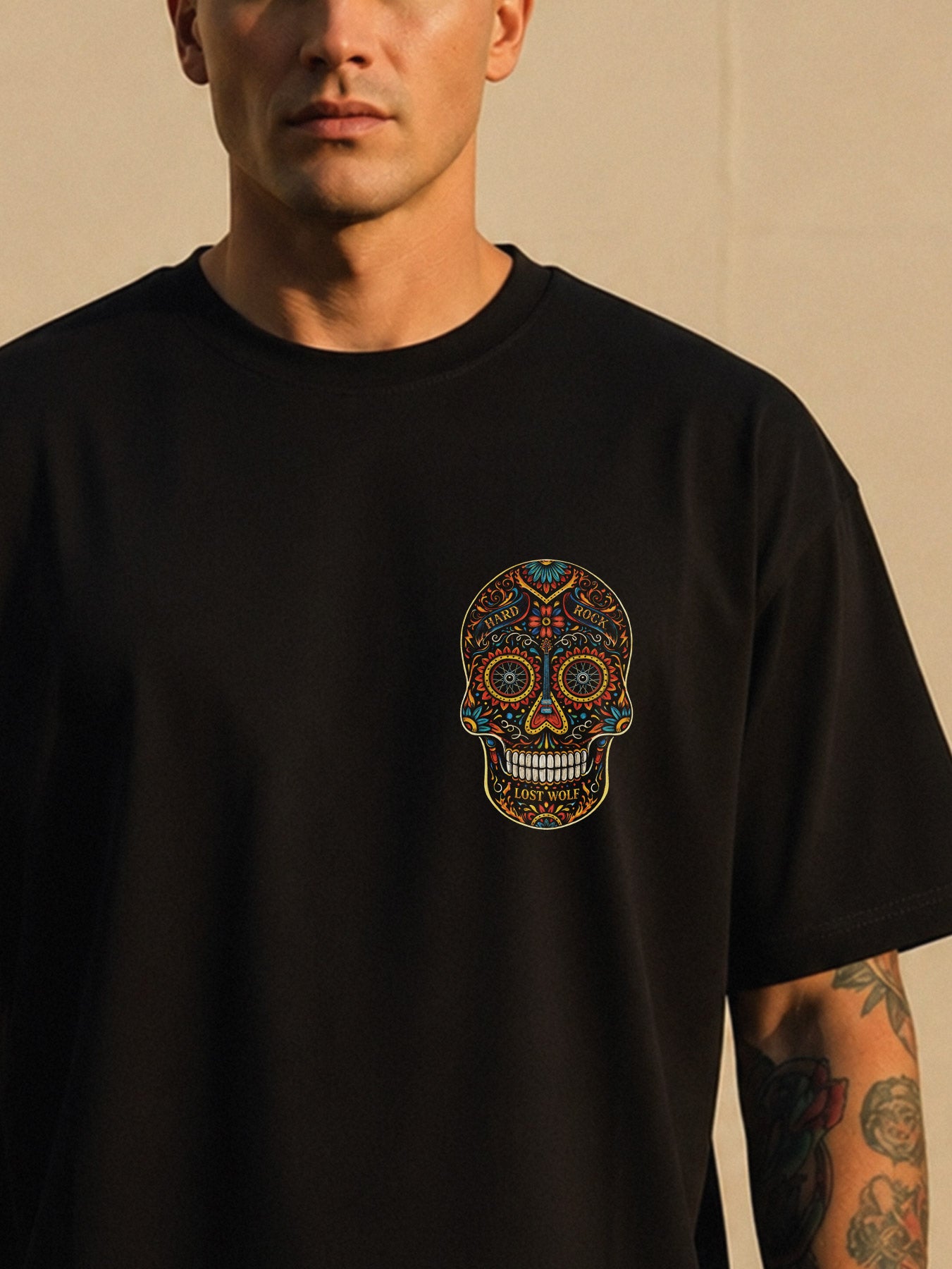 Camiseta Hard Rock Skull - White 