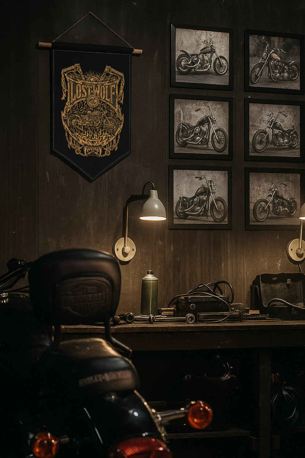 Banderín Ride On! White