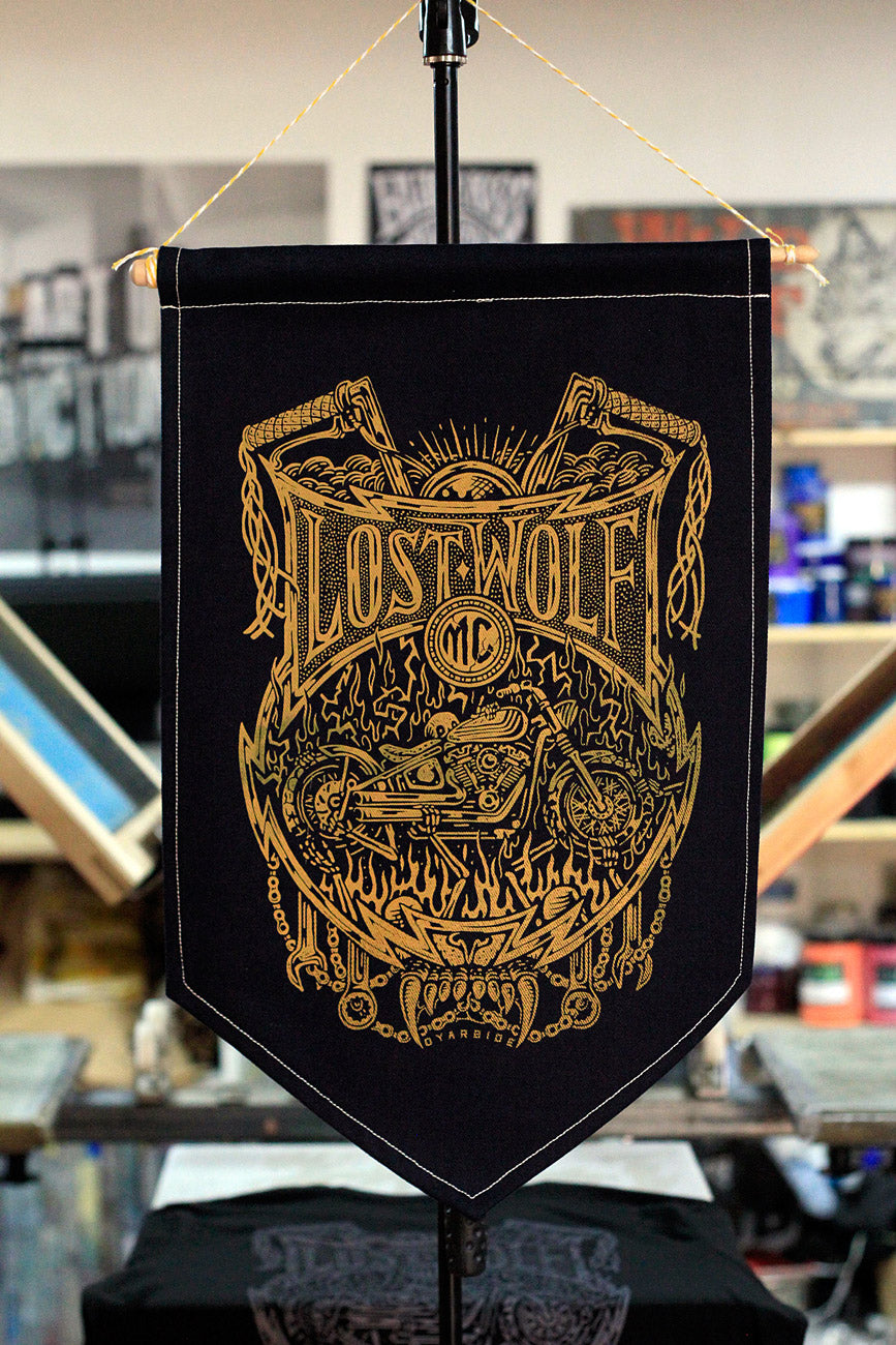 Banderín Ride On! White