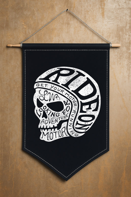 Banderín Ride On! White