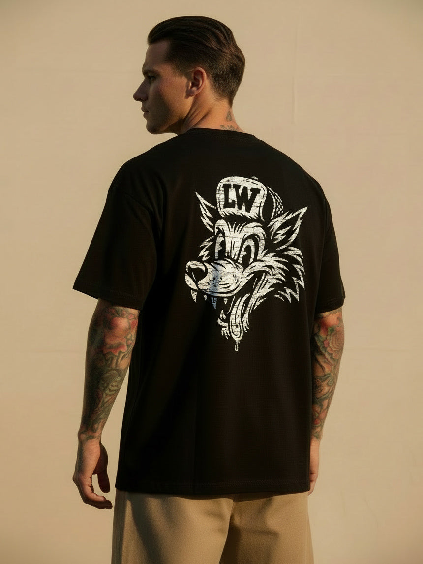 Suck My Kiss Graphic T-Shirt | Biker Cartoon Tee – Lost Wolf