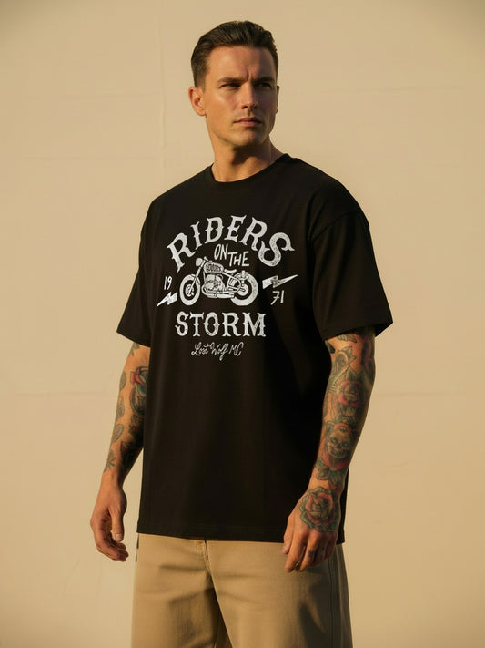 Camiseta Riders on the Storm - Black