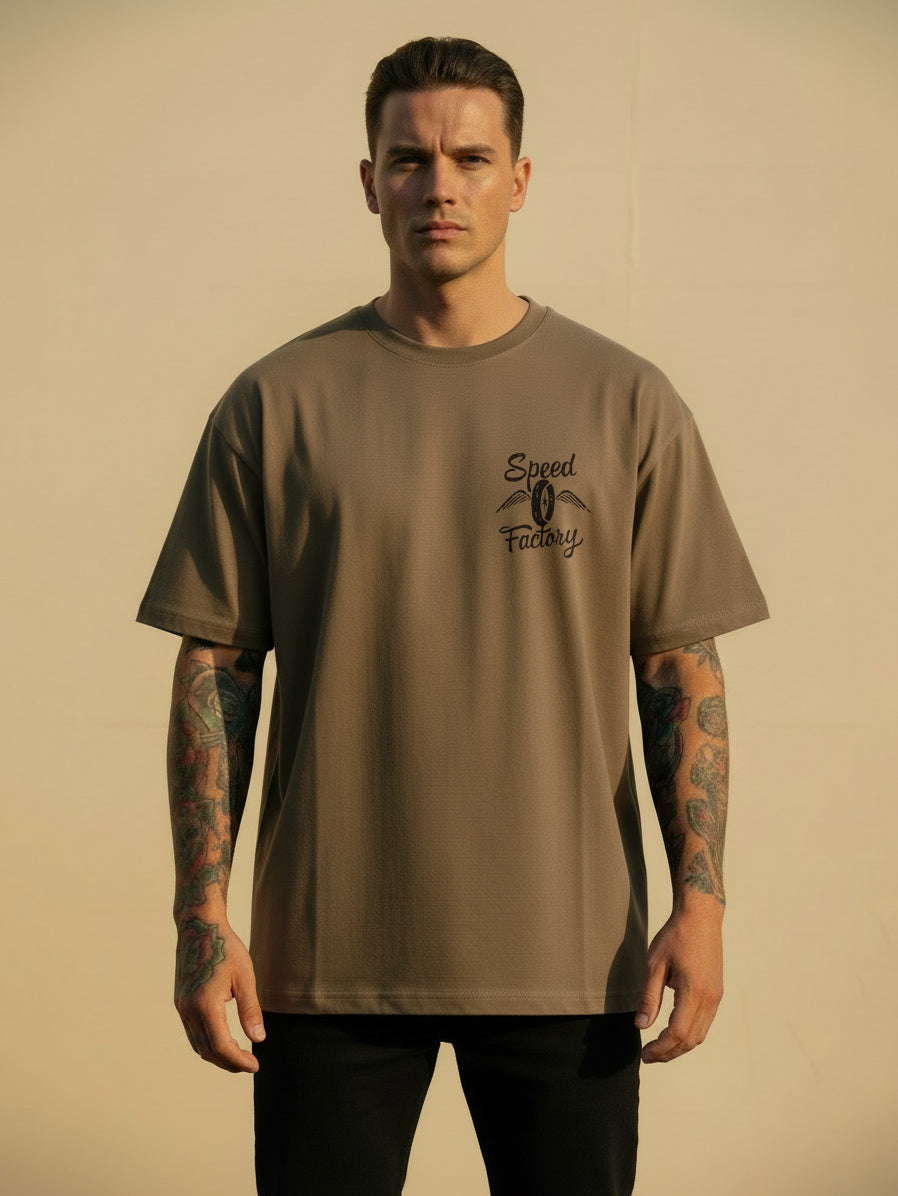 Speed Factory T-shirt  - Khaki Military
