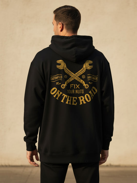 Fix Your Nuts Hoodie - Black