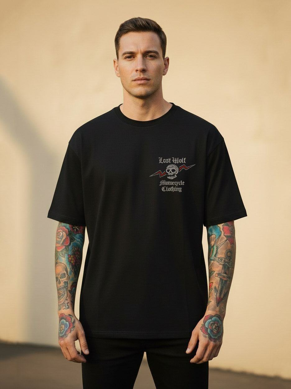 High Volts t-shirt -  Black OVERSIZE