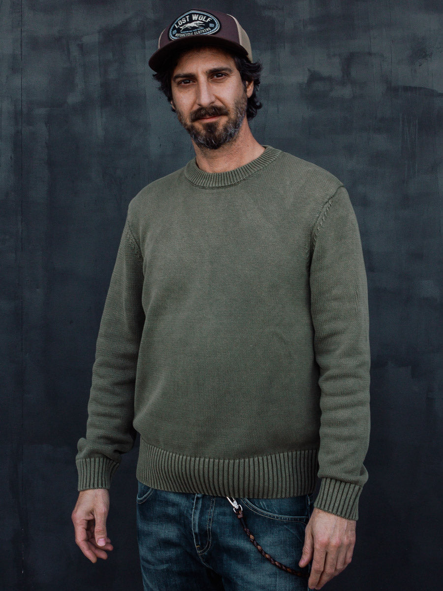 Sailor Relaxed fit knit sweater - Pale Green