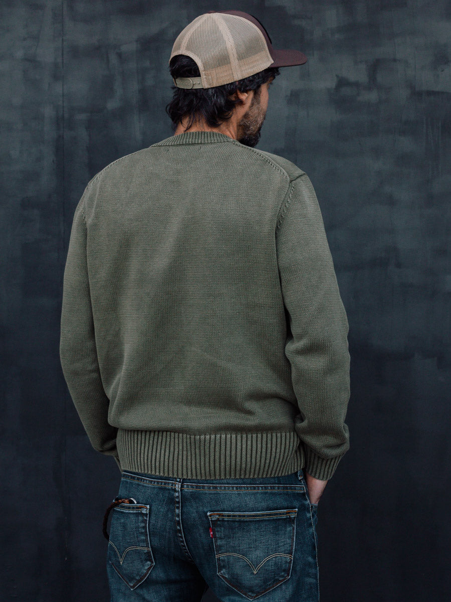 Sailor Relaxed fit knit sweater - Pale Green