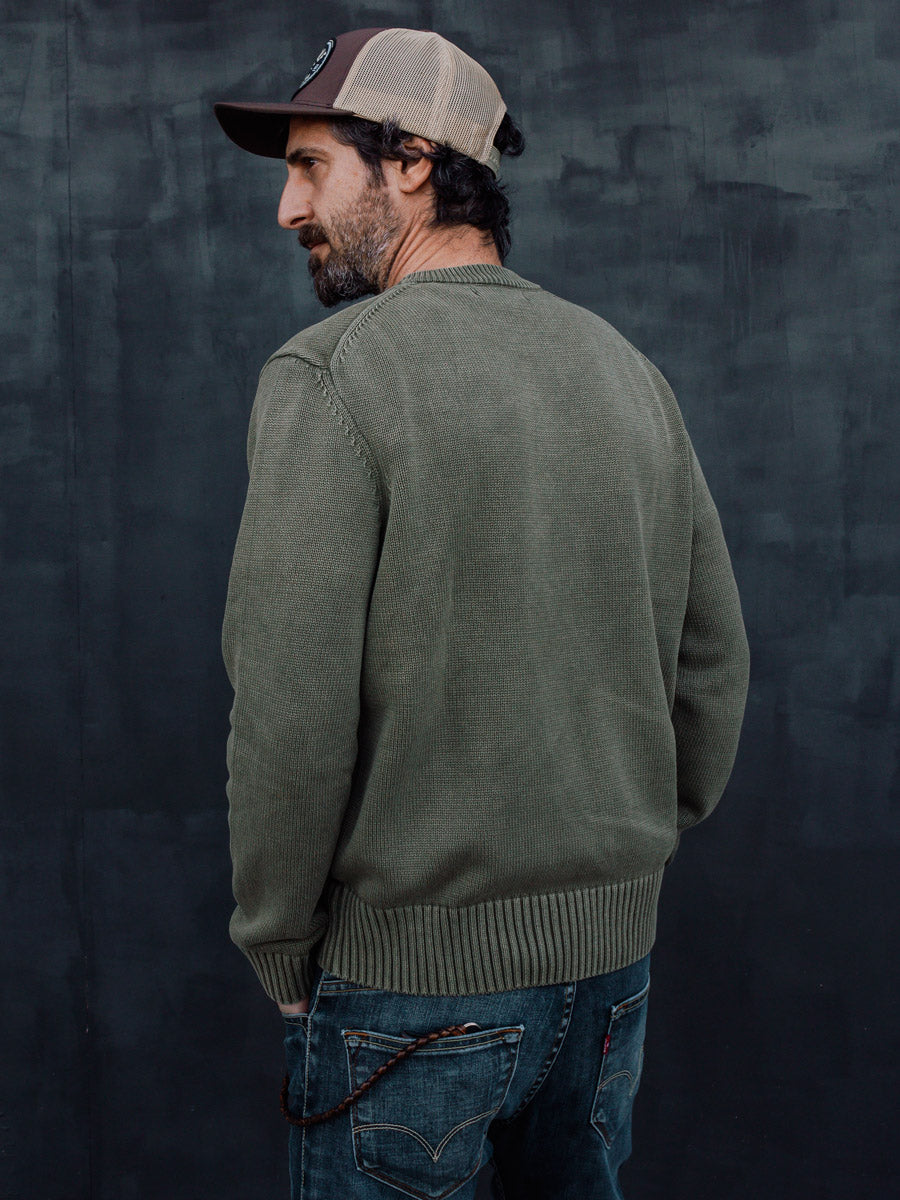 Sailor Relaxed fit knit sweater - Pale Green