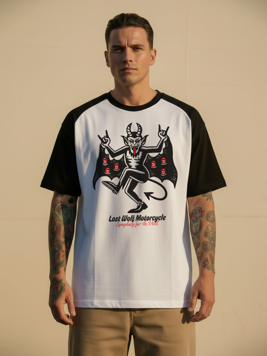 Symphaty for the Devil T-shirt -  B&W