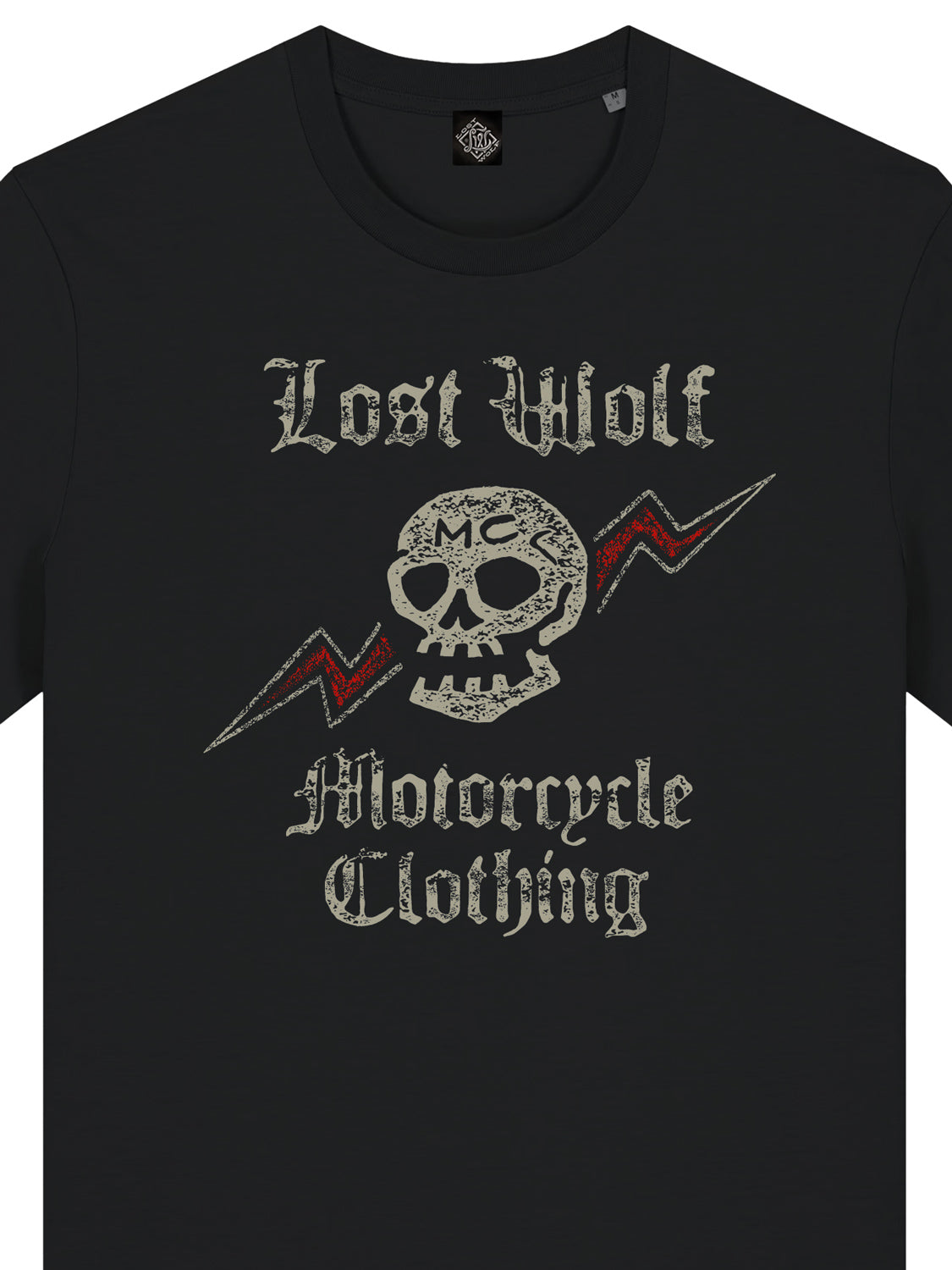 Skull & Thunders t-shirt -  Black OVERSIZE