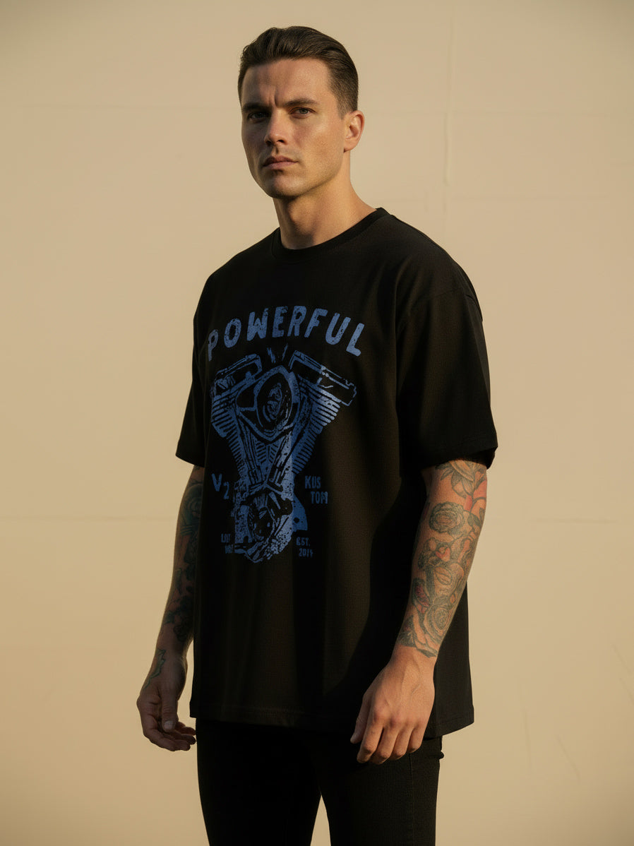 Powerful  T-shirt - Black