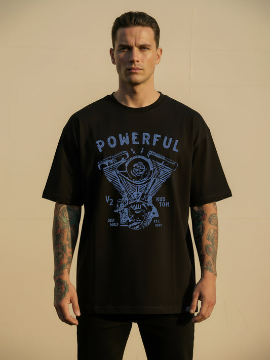 Powerful  T-shirt - Black